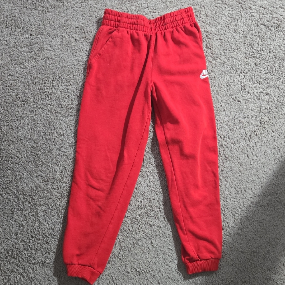 Nike Kids Bright Red Joggers